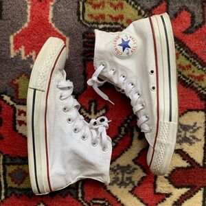 Converse All StarChuck Taylor Classic White High Top Women’s Size 8.5